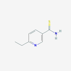 molecular formula C8H10N2S B110422 3-Pyridinecarbothioamide, 6-ethyl- CAS No. 143209-01-2