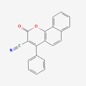 2-Oxo-4-phenyl-2h-benzo[h]chromene-3-carbonitrile