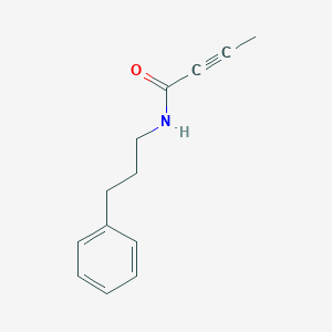 N-(3-Phenylpropyl)-2-butynamide