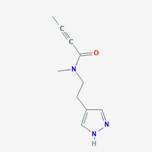 N-Methyl-N-[2-(1H-pyrazol-4-YL)ethyl]but-2-ynamide