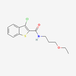 3-chloro-N-(3-ethoxypropyl)-1-benzothiophene-2-carboxamide