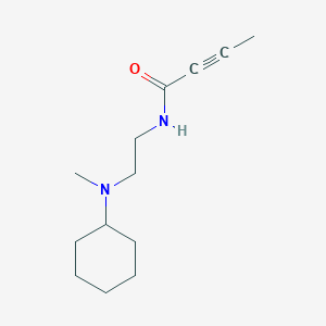 N-{2-[Cyclohexyl(methyl)amino]ethyl}-2-butynamide