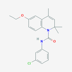 N-(3-chlorophenyl)-6-ethoxy-2,2,4-trimethylquinoline-1(2H)-carboxamide