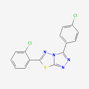 6-(2-Chlorophenyl)-3-(4-chlorophenyl)[1,2,4]triazolo[3,4-b][1,3,4]thiadiazole