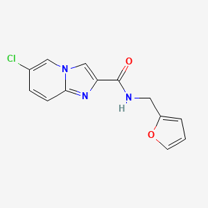 6-chloro-N-(furan-2-ylmethyl)imidazo[1,2-a]pyridine-2-carboxamide