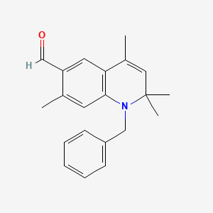 1-Benzyl-2,2,4,7-tetramethyl-1,2-dihydroquinoline-6-carbaldehyde