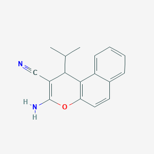 3-amino-1-(propan-2-yl)-1H-benzo[f]chromene-2-carbonitrile