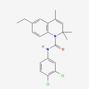 N-(3,4-dichlorophenyl)-6-ethyl-2,2,4-trimethylquinoline-1(2H)-carboxamide