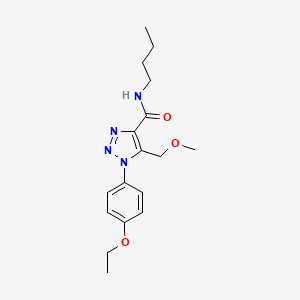 N-butyl-1-(4-ethoxyphenyl)-5-(methoxymethyl)-1H-1,2,3-triazole-4-carboxamide