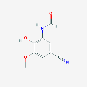 N-(5-cyano-2-hydroxy-3-methoxyphenyl)formamide