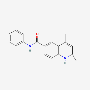 2,2,4-Trimethyl-N-phenyl-1,2-dihydro-6-quinolinecarboxamide