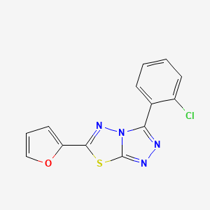 3-(2-Chlorophenyl)-6-(furan-2-yl)[1,2,4]triazolo[3,4-b][1,3,4]thiadiazole