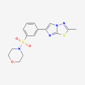 3-(2-Methylimidazo[2,1-B][1,3,4]thiadiazol-6-YL)phenyl morpholino sulfone