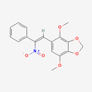 4,7-dimethoxy-5-[(Z)-2-nitro-2-phenylethenyl]-1,3-benzodioxole