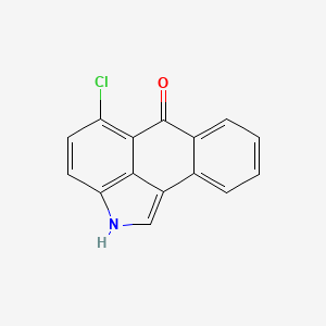 molecular formula C15H8ClNO B11043966 5-Chloronaphtho[1,2,3-cd]indol-6(2h)-one 