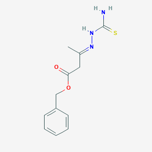 molecular formula C12H15N3O2S B11044034 Benzyl 3-[(carbamothioylamino)imino]butanoate 