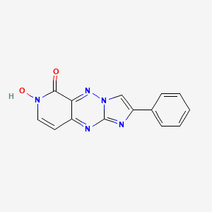 molecular formula C14H9N5O2 B11044262 7-hydroxy-2-phenylimidazo[1,2-b]pyrido[4,3-e][1,2,4]triazin-6(7H)-one 