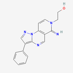 2-(6-imino-3-phenylpyrazolo[1,5-a]pyrido[3,4-e]pyrimidin-7(6H)-yl)ethanol