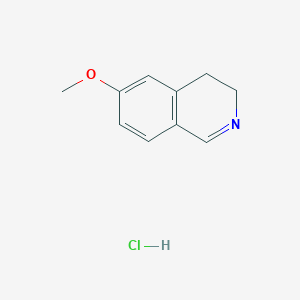 B110452 6-Methoxy-3,4-dihydroisoquinoline hydrochloride CAS No. 93549-15-6