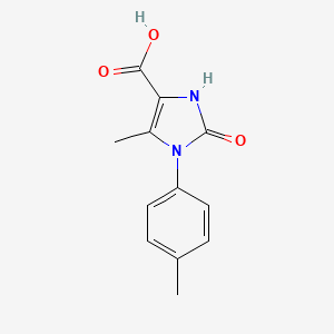 5-methyl-1-(4-methylphenyl)-2-oxo-2,3-dihydro-1H-imidazole-4-carboxylic acid