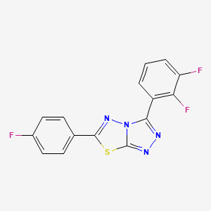 3-(2,3-Difluorophenyl)-6-(4-fluorophenyl)[1,2,4]triazolo[3,4-b][1,3,4]thiadiazole