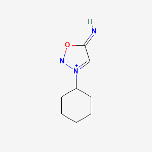 3-cyclohexyl-1-oxa-3-azonia-2-azanidacyclopent-3-en-5-imine