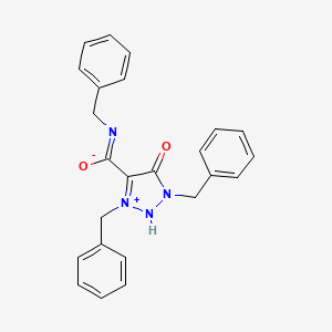 1,3-Dibenzyl-5-(benzylcarbamoyl)triazol-3-ium-4-olate