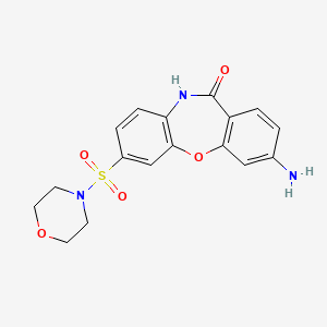 3-Amino-7-(morpholinosulfonyl)dibenzo[B,F][1,4]oxazepin-11(10H)-one