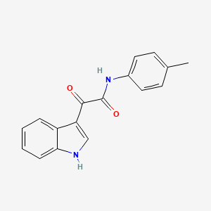 2-(1H-indol-3-yl)-N-(4-methylphenyl)-2-oxoacetamide