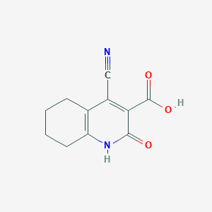 4-Cyano-2-oxo-1,2,5,6,7,8-hexahydroquinoline-3-carboxylic acid