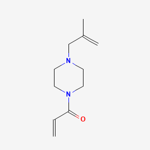 molecular formula C11H18N2O B11046040 1-[4-(2-Methylallyl)piperazino]-2-propen-1-one 