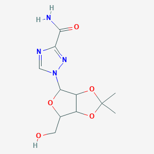 molecular formula C11H16N4O5 B11046135 2',3'-Isopropylidene alpha-ribavirin 