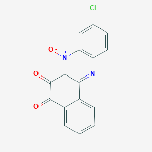 molecular formula C16H7ClN2O3 B11046143 9-Chlorobenzo[a]phenazine-5,6-dione 7-oxide 