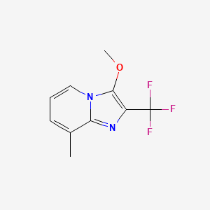 3-Methoxy-8-methyl-2-(trifluoromethyl)imidazo[1,2-a]pyridine