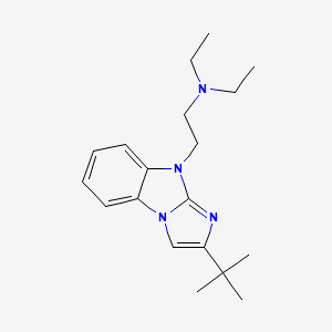 2-(2-tert-butyl-9H-imidazo[1,2-a]benzimidazol-9-yl)-N,N-diethylethanamine