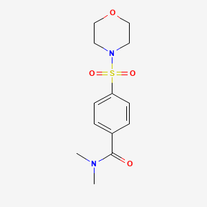 molecular formula C13H18N2O4S B11046487 N,N-dimethyl-4-(morpholin-4-ylsulfonyl)benzamide 