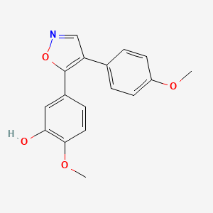 2-Methoxy-5-[4-(4-methoxyphenyl)-5-isoxazolyl]phenol