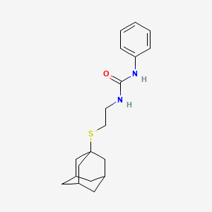 N-[2-(1-adamantylthio)ethyl]-N'-phenylurea