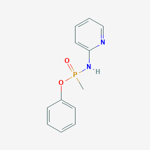 N-[methyl(phenoxy)phosphoryl]pyridin-2-amine