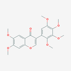 6,7-dimethoxy-3-(2,3,4,5-tetramethoxyphenyl)-4H-chromen-4-one