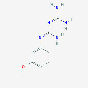 molecular formula C9H13N5O B11046951 {[Imino(3-methoxyanilino)methyl]amino}methanimidamide CAS No. 68216-08-0