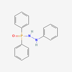 molecular formula C18H17N2OP B11046956 N',P,P-triphenylphosphinic hydrazide 