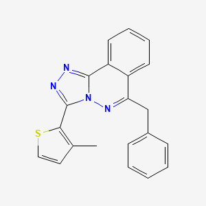 6-Benzyl-3-(3-methylthiophen-2-yl)[1,2,4]triazolo[3,4-a]phthalazine