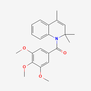 (3,4,5-trimethoxyphenyl)(2,2,4-trimethylquinolin-1(2H)-yl)methanone