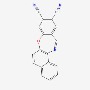 10-Cyanonaphtho[2,1-B][1,4]benzoxazepin-9-YL cyanide