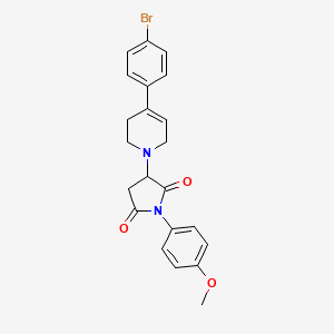 3-[4-(4-bromophenyl)-3,6-dihydropyridin-1(2H)-yl]-1-(4-methoxyphenyl)pyrrolidine-2,5-dione