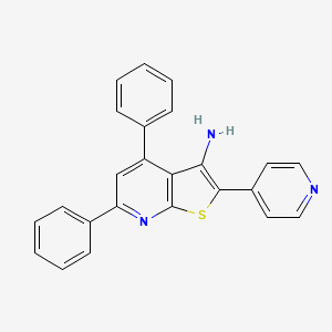 4,6-Diphenyl-2-(pyridin-4-yl)thieno[2,3-b]pyridin-3-amine