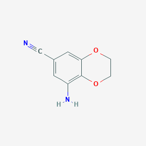 8-Amino-2,3-dihydro-1,4-benzodioxine-6-carbonitrile