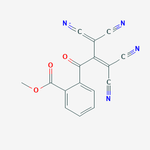 [2,4,4-tricyano-3-(2-methoxycarbonylbenzoyl)buta-1,3-dienylidene]azanide