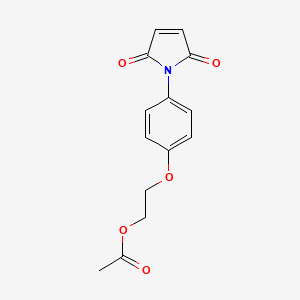 2-[4-(2,5-dioxo-2,5-dihydro-1H-pyrrol-1-yl)phenoxy]ethyl acetate